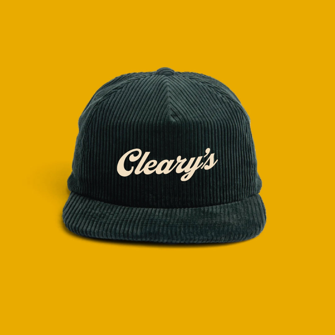 Cleary's Retro Corduroy Embroidered Hat