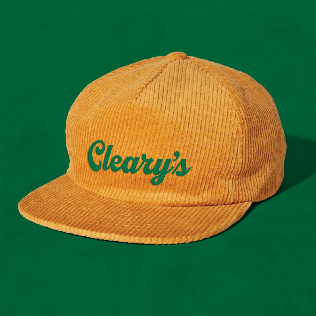 Cleary's Retro Corduroy Embroidered Hat