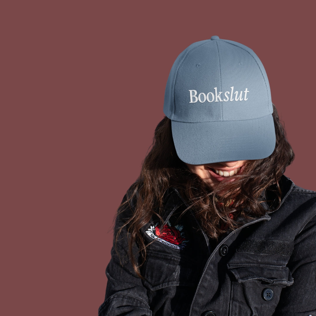 Bookslut Embroidered Denim Hat