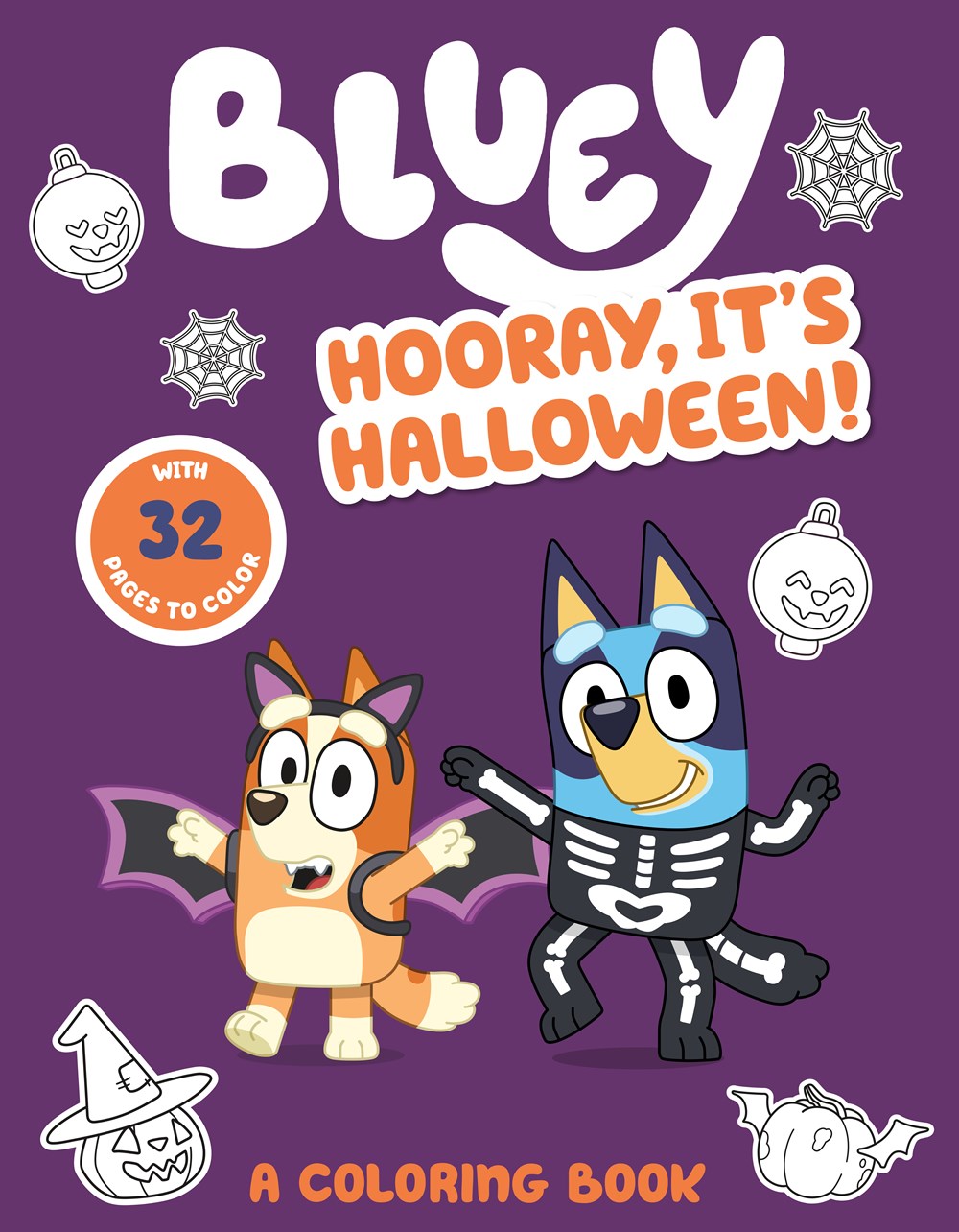 Bluey: Hooray, It's Halloween!: A Coloring Book : A Coloring Book